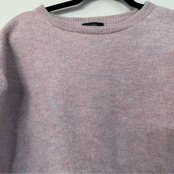 J Crew Women's Long Sleeve Pink/Purple Merino Wool Sweater Size M GUC - Picture 3 of 10